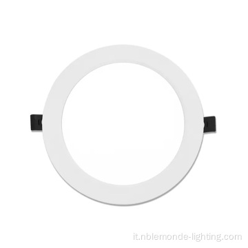 Pannello a LED LED LED in plastica bianca in plastica posteriore